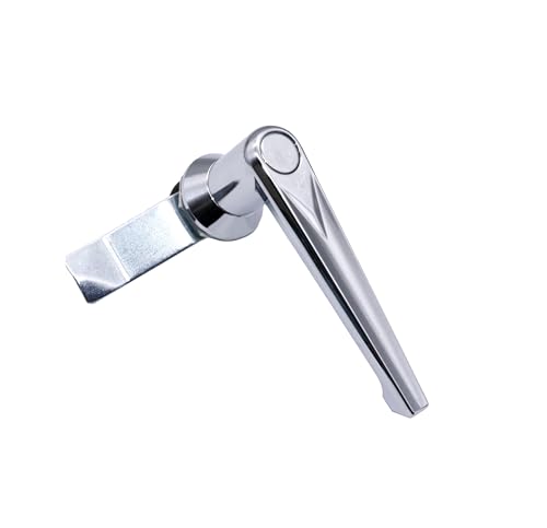 Direkt ab Werk MS301 Zinklegierung Schwingtür Industrieschranktür L-Griff Panel Lock 1St(118-Unlocked) von EUYRJKCA