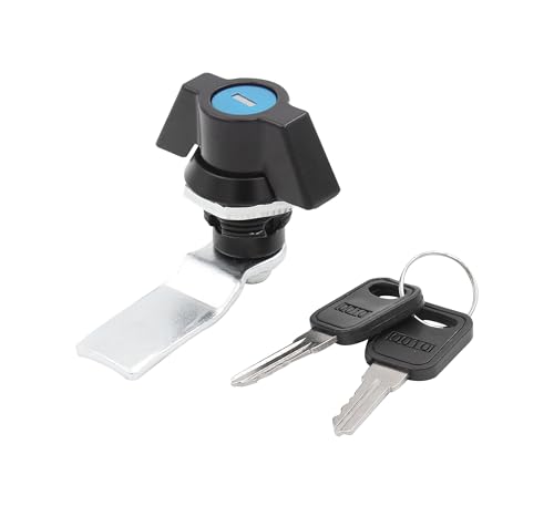 Industrielles Schrankschloss, schwarz, for elektrische Schränke, Nockenschloss for Schubladen und Kästen, Viertelnockenschloss, 1 Stück Industrielles Schrankschloss, schwarz, for elektrische Schränke, Nockenschloss for Schubladen und Kästen, Viertelnockenschloss, 1 Stück von EUYRJKCA