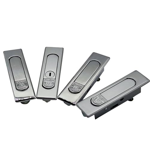 MS610-1 Elektronisches Sicherheitsschloss Möbel Küche Büro Schlüssel Entsperren Schließzylinder 1St(Pearl chromium) von EUYRJKCA