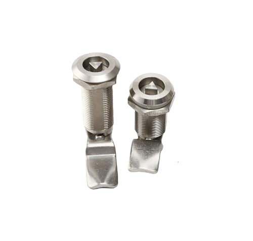 MS705 18mm 62mm 1/4 Vierteldrehung Türzylinder 304 Edelstahl Schrank Cam Lock 1Pcs(MS705-18) von EUYRJKCA