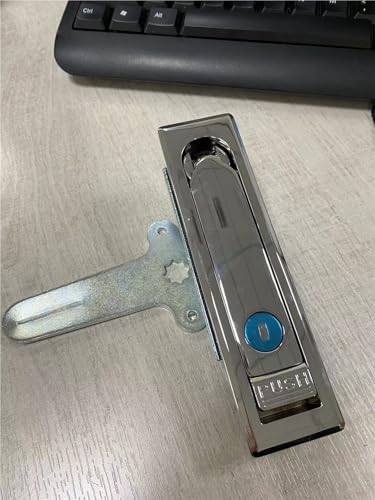 MS713 Zinklegierung Druckknopf Panel Lock Schwenkgriff Elektroschrank Flugzeug Türschloss 1 Stücke(Ss 304,150mm) von EUYRJKCA