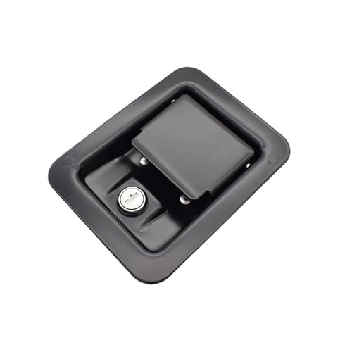 MS866-5 RV-Schloss aus Edelstahl/Kohlenstoffstahl, T-Schloss, dreifach verriegelbar, schwarz, mit Schlüssel, 1 Stück(MS866-5E) von EUYRJKCA