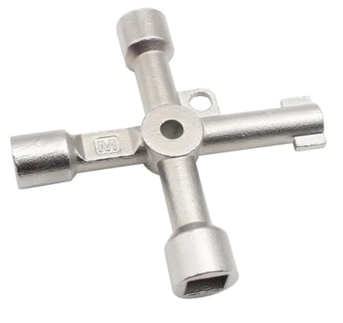 Multifunktionsschlüssel for elektrisches Schrankschloss, rund, dreieckig, quadratisch, 4-in-1, Universalschlüssel, 1 Stück Multifunktionsschlüssel for elektrisches Schrankschloss, rund, dreieckig, quadratisch, 4-in-1, Universalschlüssel, 1 Stück von EUYRJKCA