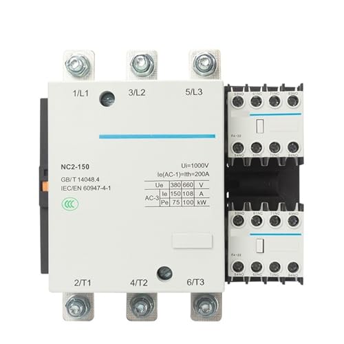 NC2-150 NC2-150 AC Schütz NC2-150 150A 220V/380V Drei-phase Schütz Hohe Strom 1PCS(NC2-150 380V) von EUYRJKCA