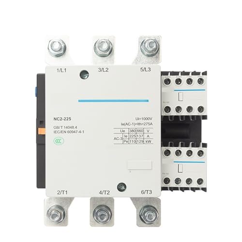 NC2-225 NC2-225 AC Schütz NC2-225 225A 220V/380V Drei-phase Schütz Hohe Strom 1PCS(NC2-225 220V) von EUYRJKCA