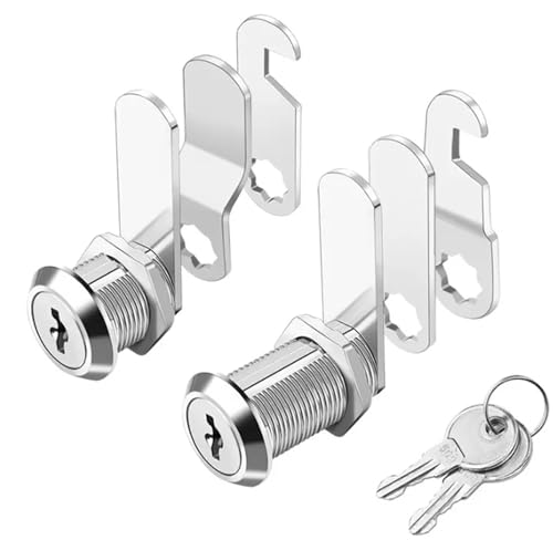 Zink Material MS103 16mm 20mm 25mm 30mm Automatenschloss Bohrmuldenschlüssel Nockenschloss 1St(16mm) von EUYRJKCA