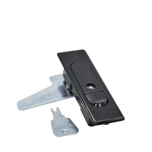 Zinklegierung Vierteldrehverschluss Verteilerkastenschloss Druckknopf-Panelschloss for Verteilerkasten 1 Stück(Black) von EUYRJKCA