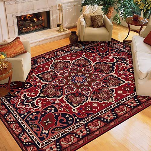 EUYXCRV Persische Teppiche, Teppiche Im Ethnischen Stil, Böhmische Teppiche, Wohnzimmer- Und Schlafzimmerteppiche, Sofa-Teppiche 160 x 230 cm von EUYXCRV