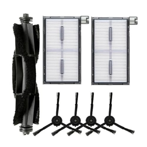 EUioPouNafo Ersatzset (Hauptbürste, Seitenbürsten und Filter) kompatibel for Eufy X8 Pro / X8 Pro SES – Roboterstaubsauger Zubehör Teile von EUioPouNafo