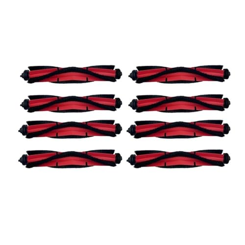Hauptrollenbürste, kompatibel mit Roborock QRevo / P10 / P10 Max / A7400RR / QRevo MaxV / P10 Pro/QRevo S / P10s / QR 798 Teile(Black 8pcs) von EUioPouNafo