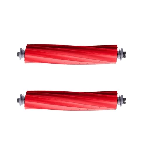Original Hauptrollenbürste, kompatibel mit Roborock qrevo S/qrevo Pro / S7 / S7 MaxV / Q5 / Q7 Max, Roboter-Vakuumzubehör Teile(Red 2pcs) von EUioPouNafo