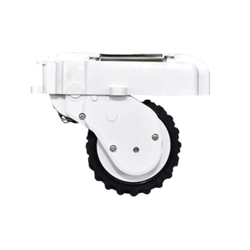 Originale Linke und rechte Räder, kompatibel mit Xiaomi Mijia STYTJ02YM, kompatibel mit Viomi V2 Pro, Roboter-Staubsauger-Zubehör Teile(White l) von EUioPouNafo