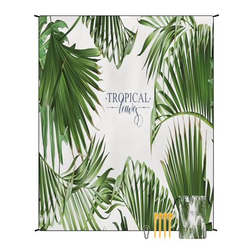 EUxrbanime Stranddecke 180 x 220 cm Sanddichte, wasserdichte Strandmatte, große Camping-Picknickdecke mit 1 Aufbewahrungstasche und 4 Befestigungsnägeln von EUxrbanime