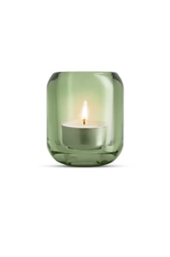 EVA SOLO | 2 Acorn Glaskerzenhalter Pine | Dekorativer Teelichthalter aus farbigem Glas | Pine von EVA SOLO