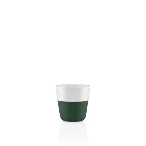 EVA SOLO | 2 Espresso-Becher Emerald green |Gut zu halten durch Silikonbeschichtung | Emerald green von EVA SOLO