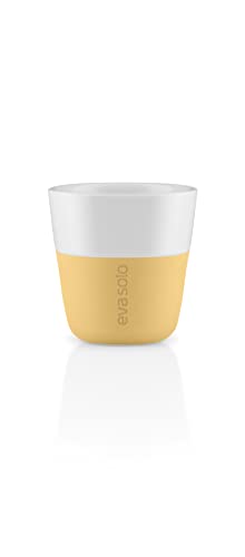 EVA SOLO | 2 Espresso-Becher Golden sand |Gut zu halten durch Silikonbeschichtung | Golden sand von EVA SOLO