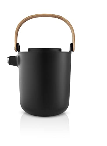 EVA SOLO | Nordic kitchen Tee-Thermoskanne 1,0 l | Moderne Isolierkanne – für Tee – mit eingebautem Teefilter | Black von EVA SOLO