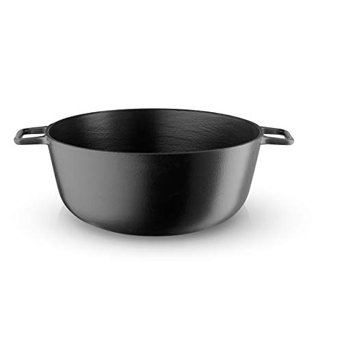 EVA SOLO Patelnia 28cm z Induction Heat Control, Gusseisen, Black, 28 cm von EVA SOLO