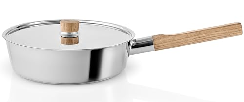 EVA SOLO | Sauteuse Ø24 Nordic Kitchen Edelstahl | Qualitätskochgeschirr für den täglichen Gebrauch | Nordic Topfserie von EVA SOLO