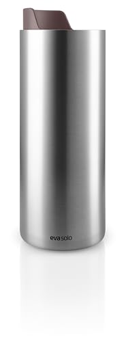 EVA SOLO | Urban To Go Becher 0,35 L Vintage Braun | Doppelwandiger Thermobecher mit Vakuumisolierung | Spülmaschinenfester Becher mit praktischer Halteschlaufe und Klickdeckel | Vintage-Braun von EVA SOLO