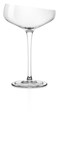 EVA SOLO | Champagne Coupe | Einzigartiges mundgeblasenes Glas mit ikonischer schrägen Kante | Weingläser von EVA SOLO