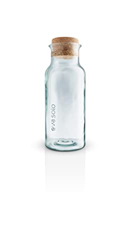 Eva Solo | Recycled Karaffe 1 Liter | 100% aus Recyclingglas | Mitt Korkstopfen von EVA SOLO