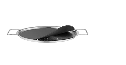 Eva Trio | Abgießdeckel 24 cm |Der Stahlteil des Deckels besteht aus 90 Prozent Post-Consumer-Recycling-Edelstahl | Black/Steel Eva Trio | Abgießdeckel 24 cm |Der Stahlteil des Deckels besteht aus 90 Prozent Post-Consumer-Recycling-Edelstahl | Black/Steel von EVA SOLO