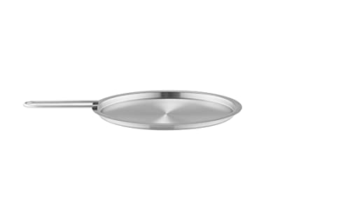 Eva Trio | Deckel 20 cm Edelstahl |Der Stahlteil des Deckels besteht aus 90 Prozent Post-Consumer-Recycling-Edelstahl | Brushed steel von EVA SOLO