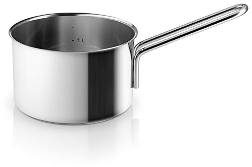 Eva Trio | Stainless Steel Kasserolle 1,8 l 16 cm |Perfekt für mittlere Aufgaben wie das Kochen von Pasta und Reis oder die Zubereitung von Saucen und kleinen Suppenportionen | Polished steel Eva Trio | Stainless Steel Kasserolle 1,8 l 16 cm |Perfekt für mittlere Aufgaben wie das Kochen von Pasta und Reis oder die Zubereitung von Saucen und kleinen Suppenportionen | Polished steel von EVA SOLO