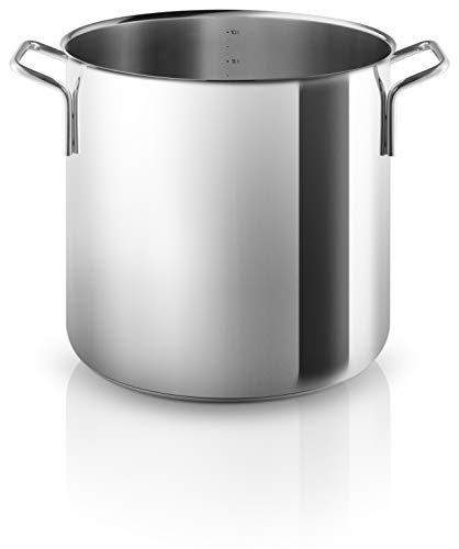 Eva Trio | Stainless Steel Topf 10 l 24 cm | Suppentopf für die ganz großen Vorhaben. Ideal für Suppe, von Schmorgerichten, eines Suppenhuhns oder hausgemachter Brühe von EVA SOLO