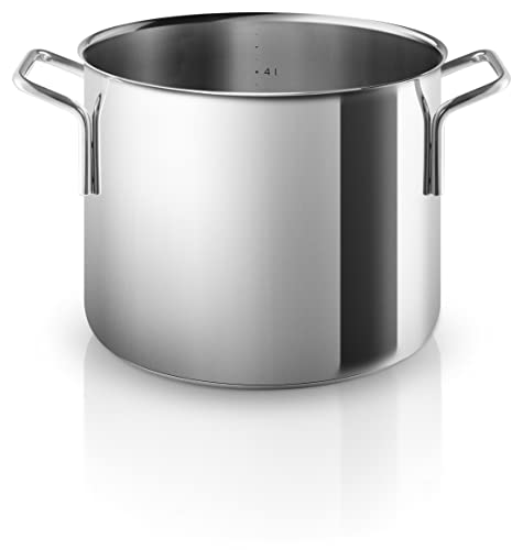 Eva Trio | Stainless Steel Topf 4,8 l 20 cm |Perfekt für eine große Portion Suppe, Schmorgerichte, das Kochen eines Suppenhuhns oder hausgemachter Brühe | Polished steel von EVA SOLO