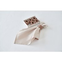 Handgefertigtes Seil Serviettenringe 4Er Set 6 8 10 12 18 - Rosegold, Silber, Gold | Baumwollmischung Maschinenwaschbar Elegante Tischdeko von EVADAYdecor