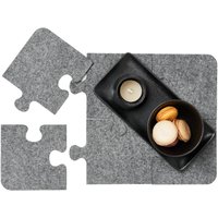 Puzzle-Förmige Filz-Tischsets - Personalisierte Gravierte Essmatten Moderner Tischschutz Anpassbare Puzzle-Untersetzer von EVADAYdecor