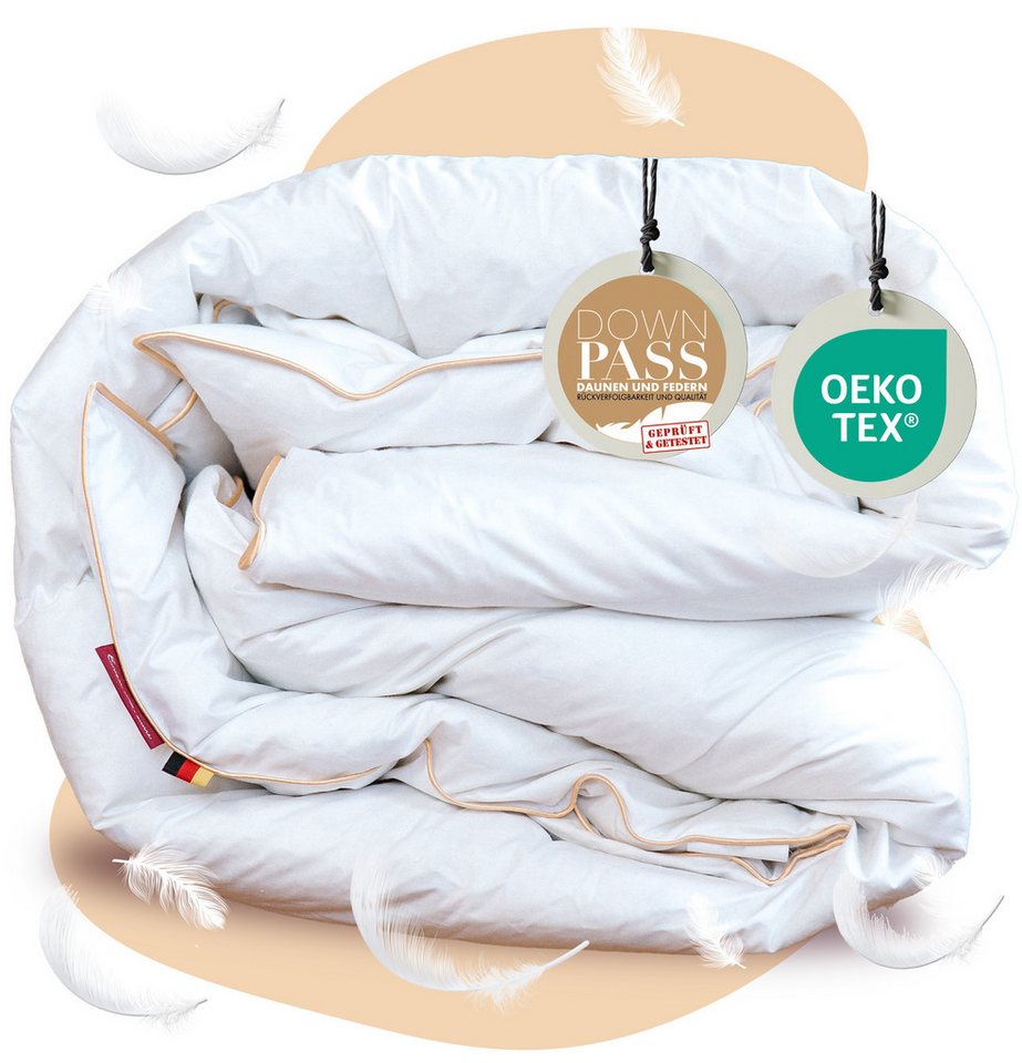 EVAN BROWNS Federbettdecke Bettdecke mit 90% Federn und 10% Daunen - Feder Bettdecke, Füllung: 90% Federn und 10% Daunen EVAN BROWNS Federbettdecke Bettdecke mit 90% Federn und 10% Daunen - Feder Bettdecke, Füllung: 90% Federn und 10% Daunen von EVAN BROWNS