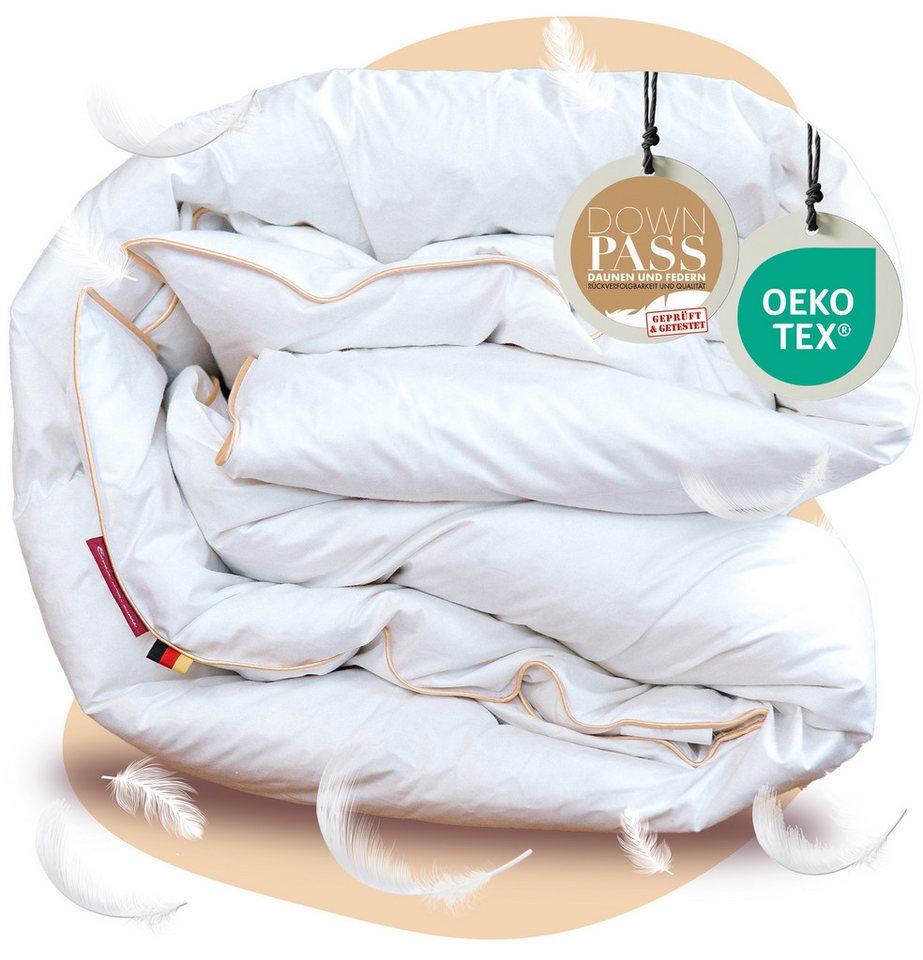 EVAN BROWNS Federbettdecke Bettdecke mit 90% Federn und 10% Daunen - Feder Bettdecke, Füllung: 90% Federn und 10% Daunen EVAN BROWNS Federbettdecke Bettdecke mit 90% Federn und 10% Daunen - Feder Bettdecke, Füllung: 90% Federn und 10% Daunen von EVAN BROWNS