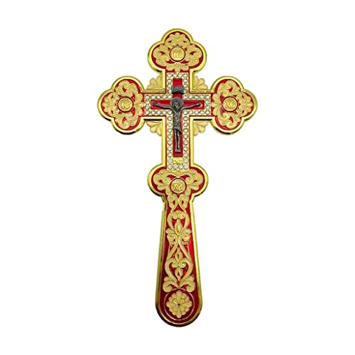 EVANEM Jesus Kruzifix Wand Orthodoxes Kreuz, for Kirchendekoration Christian Dekor Russisch -orthodoxe Kirche Vorräte von EVANEM