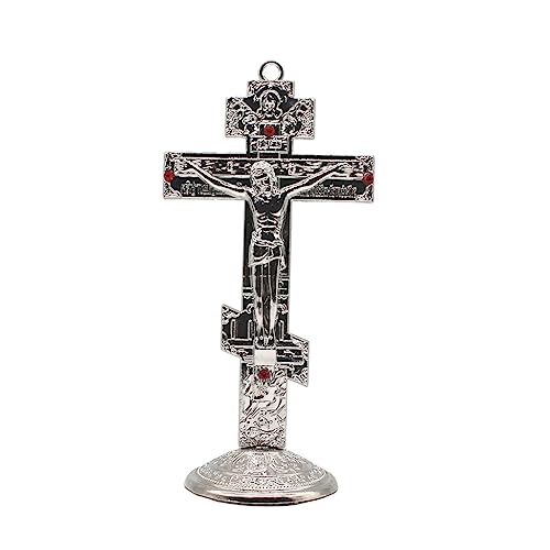 EVANEM Orthodoxes Kreuz Jesus 13,5 X 7 cm, for Heimdekoration, Katholischer Christus, Religiöse Christliche Kirche, Gebetsutensilien (Color : 3) von EVANEM