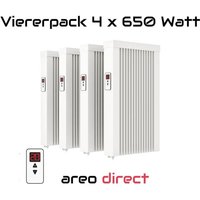 Elektroheizung Viererpack 4x 650 Watt Flächenspeicherheizung areo direct - simples Thermostat - Appsteuerung ohne Zusatzhardware möglich von Evarmo Elektroheizung Viererpack 4x 650 Watt Flächenspeicherheizung areo direct - simples Thermostat - Appsteuerung ohne Zusatzhardware möglich von Evarmo von EVARMO