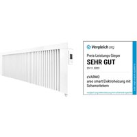 Elektroheizung areo smart base niedrige Flächenspeicherheizung 2000 Watt - digitales Thermostat mit LCD-Display - Option zur Appsteuerung von Evarmo von EVARMO