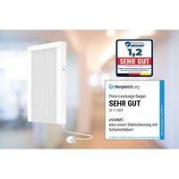 Evarmo - Elektroheizung areo smart Flächenspeicherheizung 650 Watt - digitales Thermostat mit LCD-Display - Option zur Appsteuerung von Evarmo - Elektroheizung areo smart Flächenspeicherheizung 650 Watt - digitales Thermostat mit LCD-Display - Option zur Appsteuerung von von EVARMO