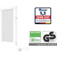 Evarmo - Elektroheizung areo smart gs Flächenspeicherheizung 800 Watt - geprüfte Sicherheit - digitales Thermostat mit LCD-Display von von EVARMO