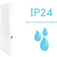 Evarmo - Elektroheizung areo bano hohe Flächenspeicherheizung 1000 Watt - hohe IP24 Flächenspeicherheizungs fürs Bad - digitales Thermostat mit Evarmo - Elektroheizung areo bano hohe Flächenspeicherheizung 1000 Watt - hohe IP24 Flächenspeicherheizungs fürs Bad - digitales Thermostat mit von EVARMO