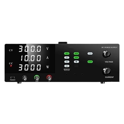 EVBELGBPZ DC Bench Power Supply Adjustable 3000W DC Bench Power Supply Adjustable 150V 200V 300V 10A,60V 30A 40A 50A, 30V 10A 20A 30A 100A (300V10A R-SPS30010S) von EVBELGBPZ