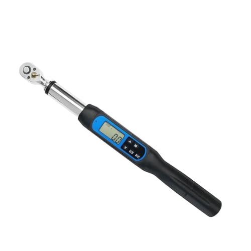 EVBELGBPZ 1/4'' 3/8" Antrieb Digitaler Drehmomentschlüssel mit supergroßem Bildschirm Einstellbarer Drehmomentschlüssel(AWJ2-B-10) von EVBELGBPZ