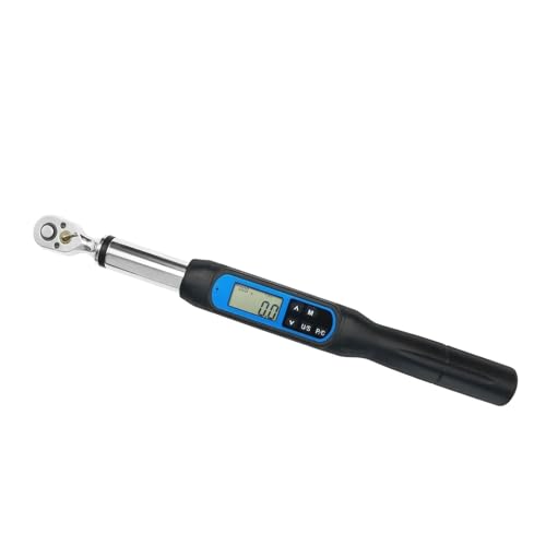 EVBELGBPZ Digitaler Drehmomentschlüssel mit 1/2-Zoll-Antrieb und einstellbarem Drehmomentschlüssel mit supergroßem Bildschirm(AWJ4-B-200) von EVBELGBPZ