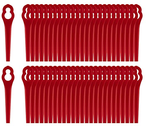 100 Stück Ersatzmesser-Set Kompatibel mit Einhell Rasentrimmer Zubehör FRT18A FRT18A1 Kunst 46155 FRT20A1,Einhell BG-CT 18 Li, RG-CT 18 Li, GE-CT 18 Li, GC-RT 18 Li von EVEHAP