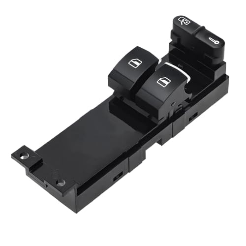 Elektrischer Fensterheberschalter Für Für Fabia Für Octavia 9pins 1J3959857 1J3959857A 1J3959857B Fenster Master Control Schalter(Chrome Window Red) von EVEKHAHHRB