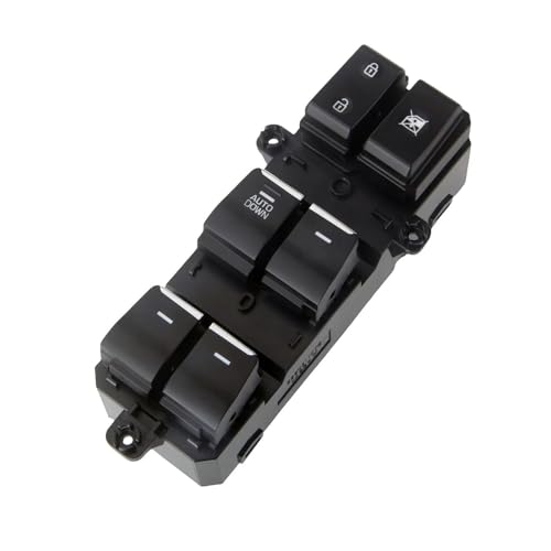 Elektrischer Fensterheberschalter Für Hyundai Für Tucson 2016-2021 18 Pins Fahrerseite Master Fensterheberschalter 93570-D3050 93571-D3050 von EVEKHAHHRB