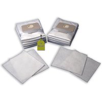 10 Staubsaugerbeutel kompatibel mit PROFIL 2040 + 1 Mikro- & 1 Motor-Filter von Profil