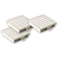 3 hepa H12 Filter Mikrofilter kompatibel mit Bosch BSG8..., Siemens VS08G... ähnlich BBZ151HF, VZ151HF, 483774 Premium Qualität von EVENDIX